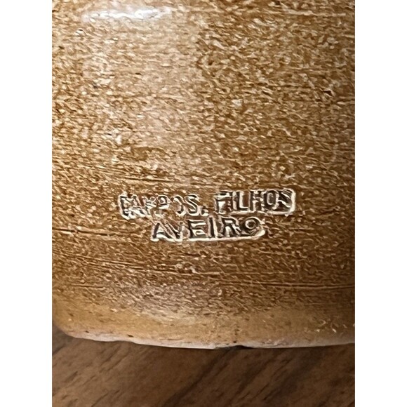 Vintage Salt Glazed Stoneware Bottle Campos Filhos Aveiro Portugal Pottery - Picture 4 of 9